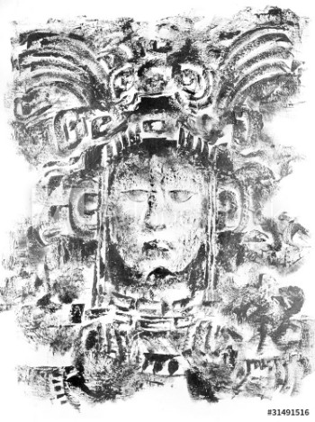 Bild på Mayan God